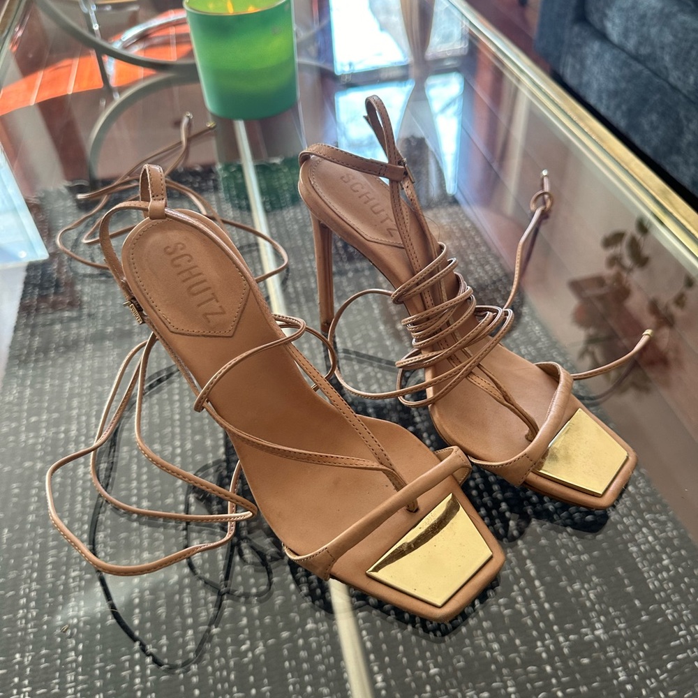 Stappy ankle heeled sandals
